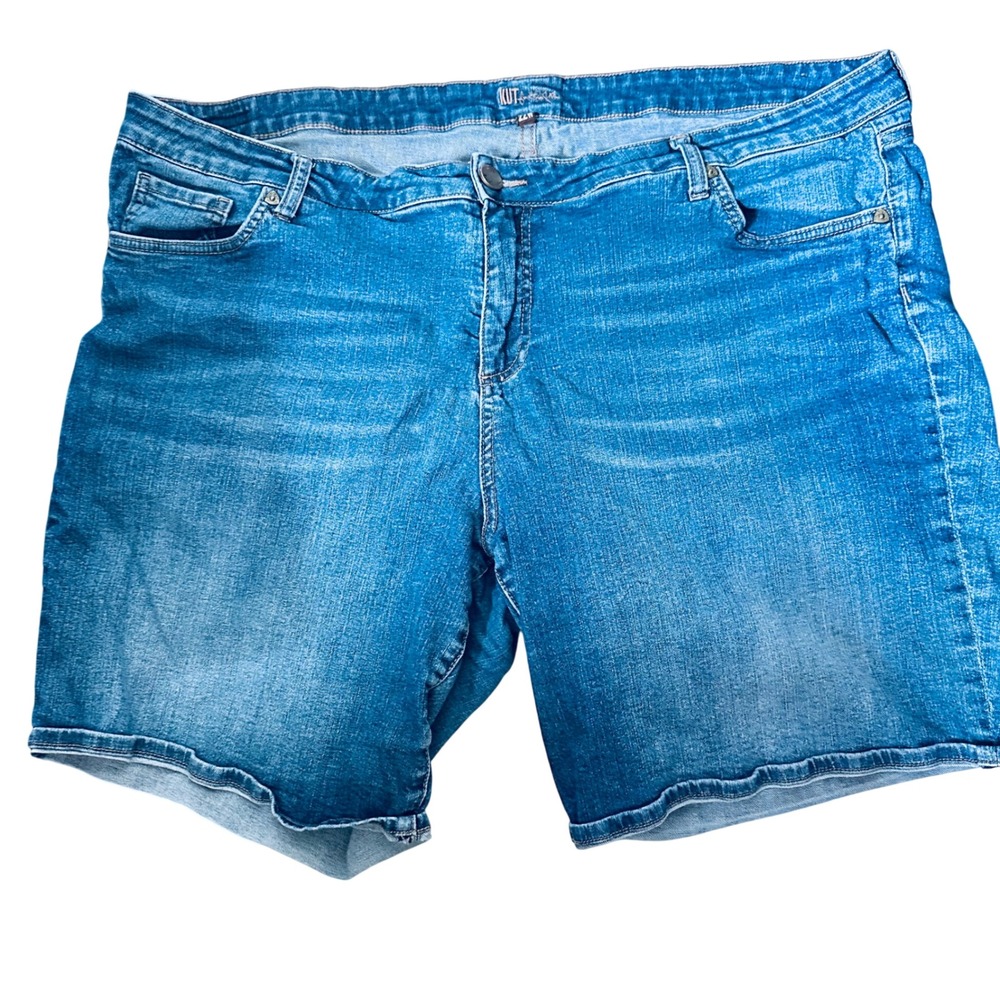 Kut From The Kloth Denim‎ Bermuda Shorts Women's 22W Plus Size Jean Casual